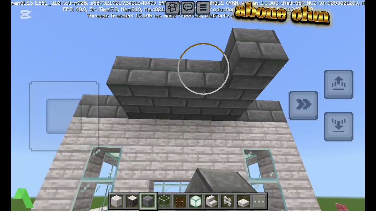 Minecraft her abone başına ev yapıyorum #keşfetbeniöneçıkar #minecraft #keşfetedüş 