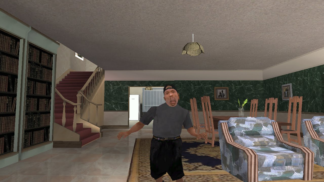 GTA San Andreas - CJ Junior se queda solo en casa