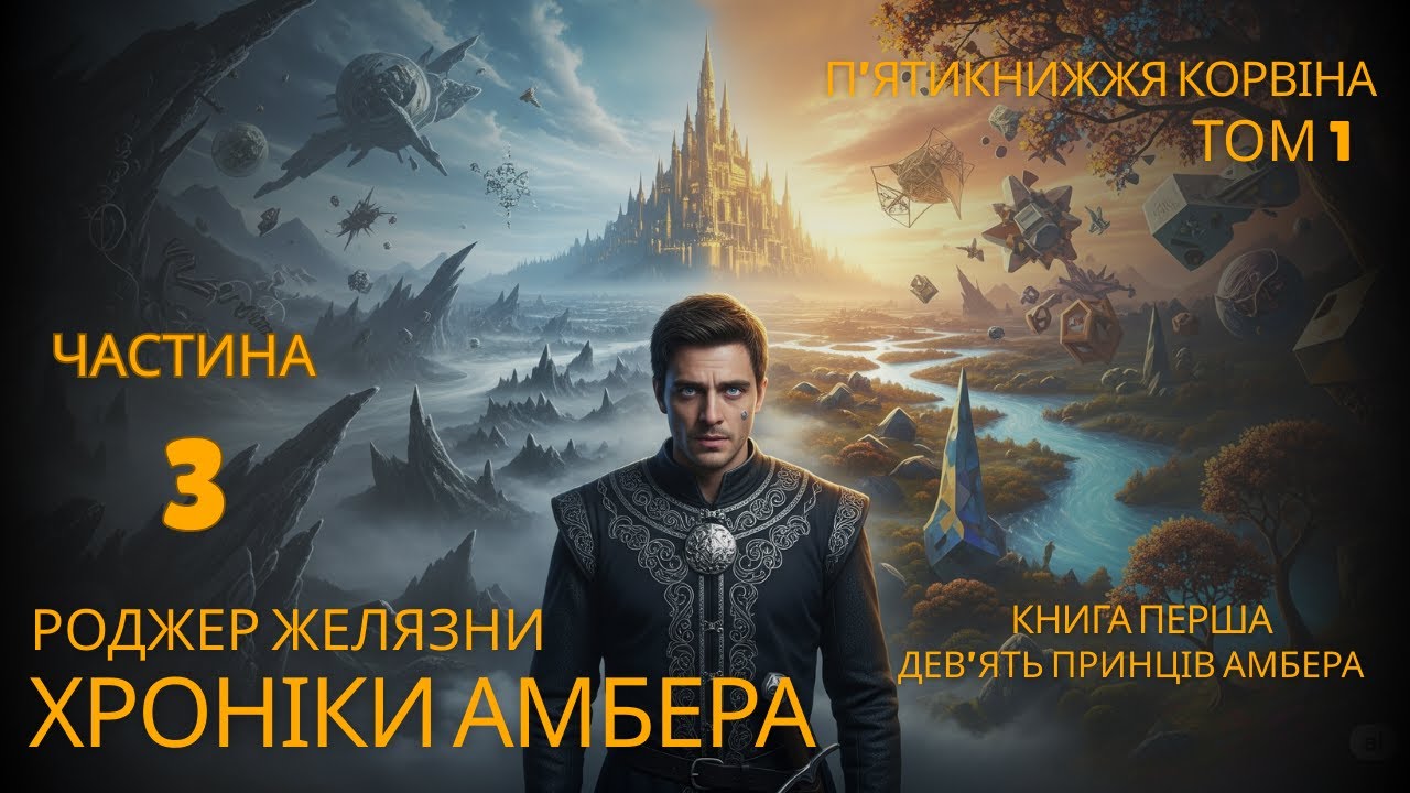 Роджер Желязни. Хроніки Амбера. Том 1. П'ятикнижжя Корвіна. Книга 1.Дев’ять принців Амбера. Час. 3
