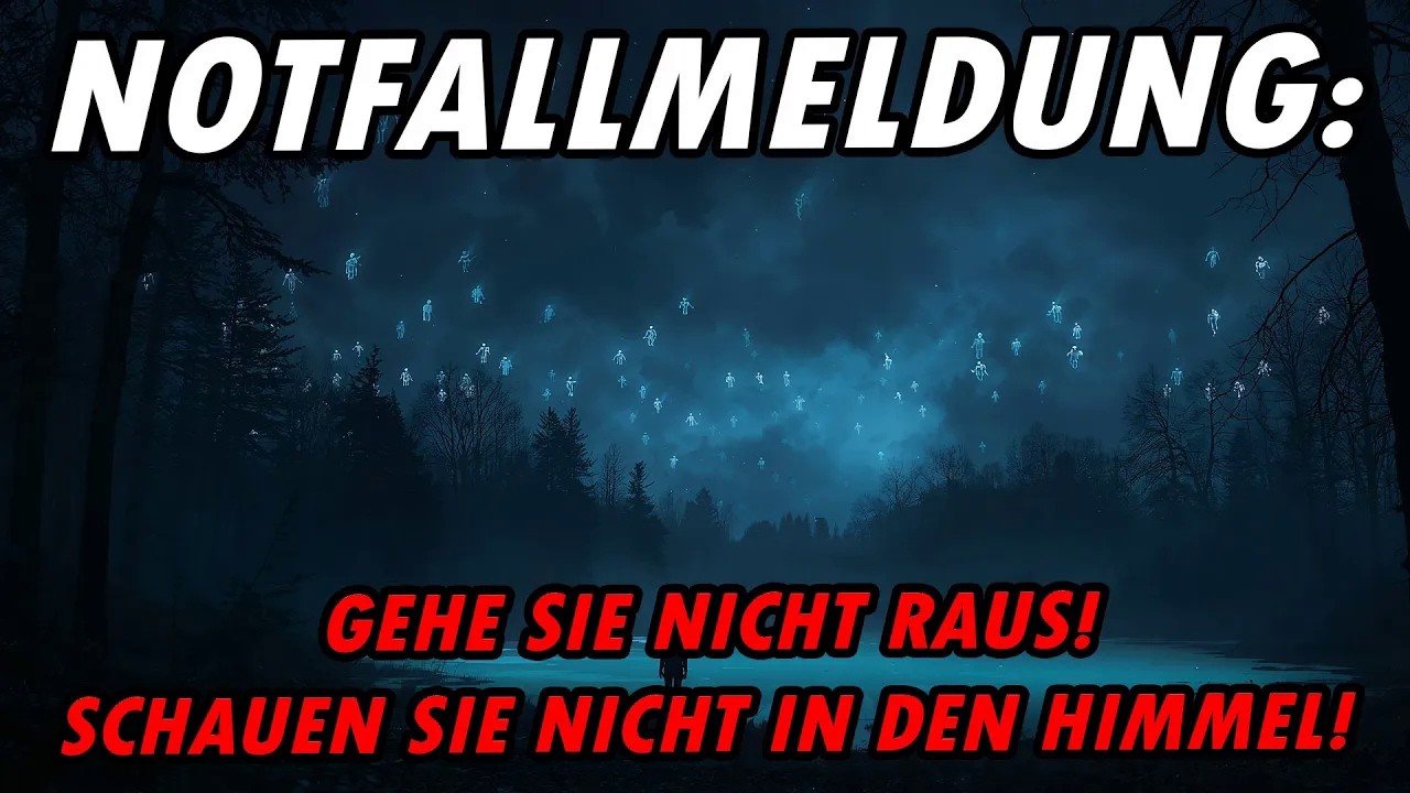 Notfallmeldung： Gehen sie nicht raus! Schauen sie nicht in den Himmel! #gruselhörbuch #creepyp