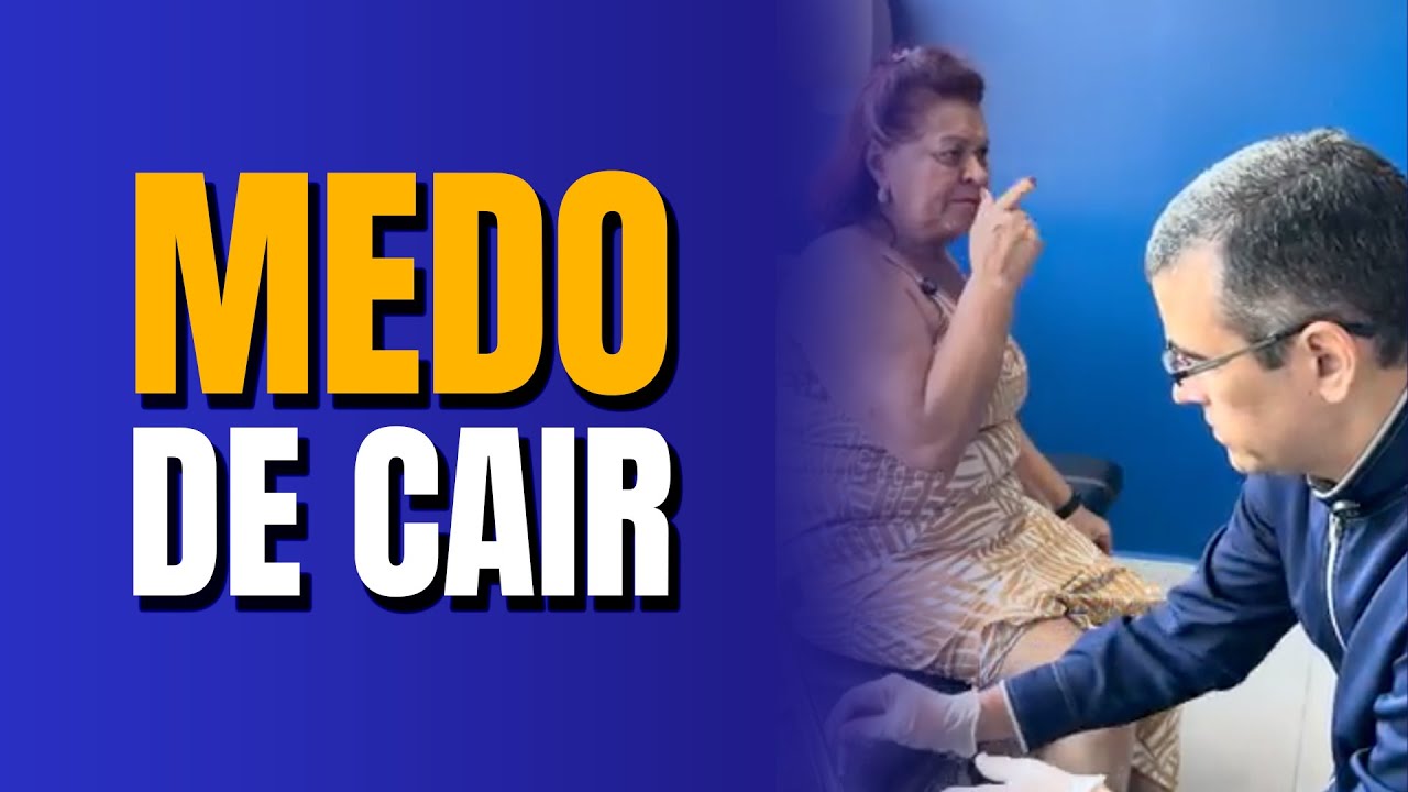 ERA TANTA DOR NO JOELHO... que ela tinha MEDO DE CAIR