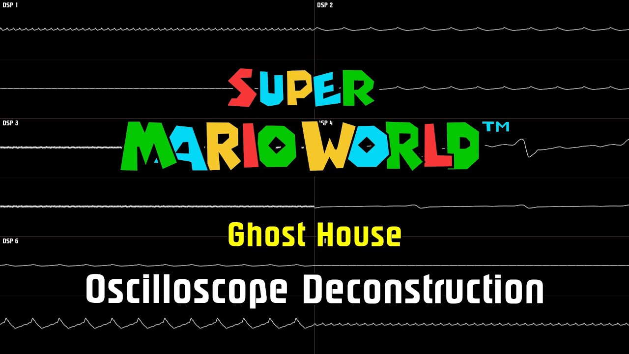Super Mario World - Ghost House [Oscilloscope Deconstruction]