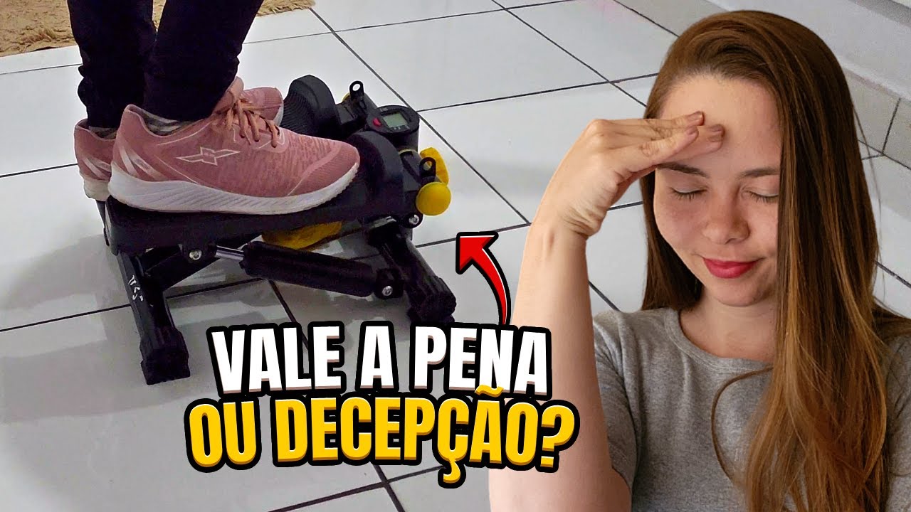Testei o SIMULADOR de CAMINHADA Odin Fit! Review Sincero Mini Stepper