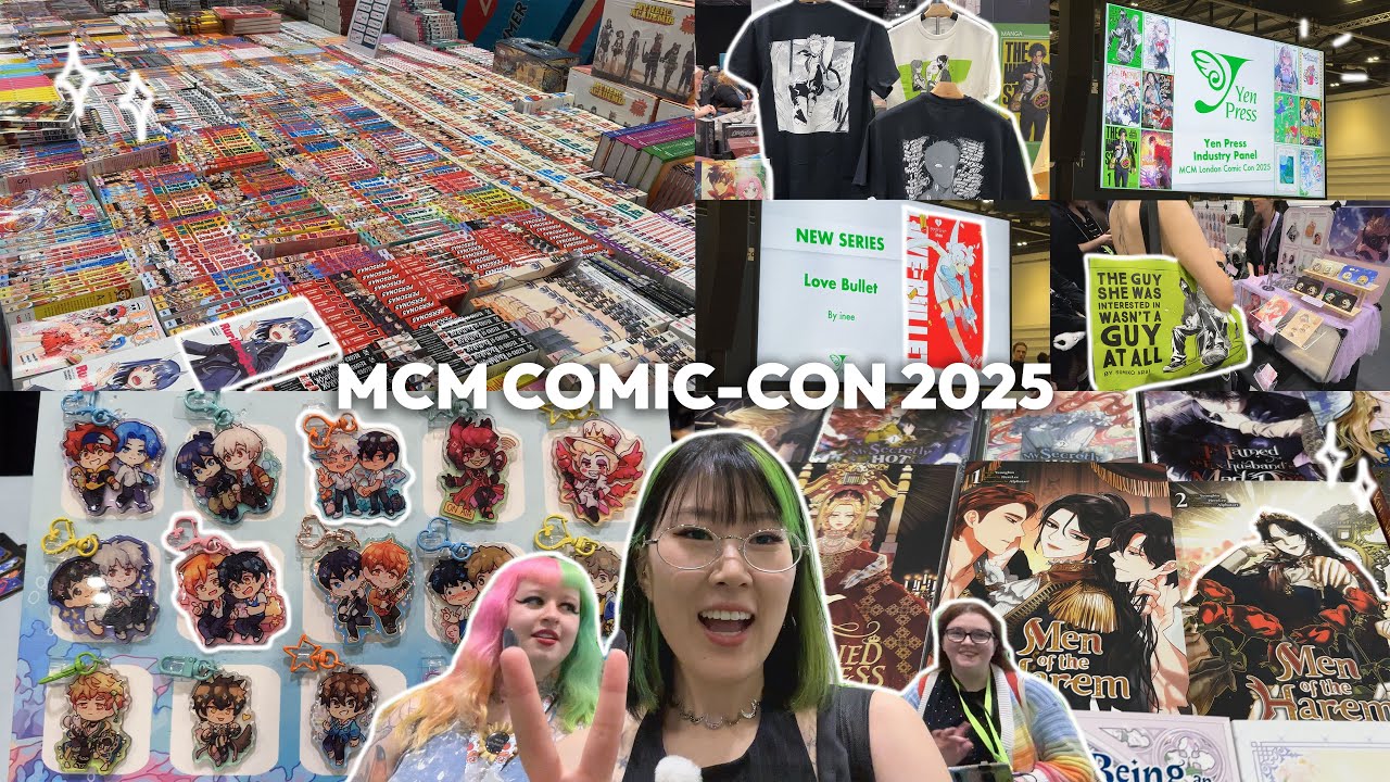 MCM COMIC CON LONDON 2025 🏹 yen press manga announcements! 💗👼