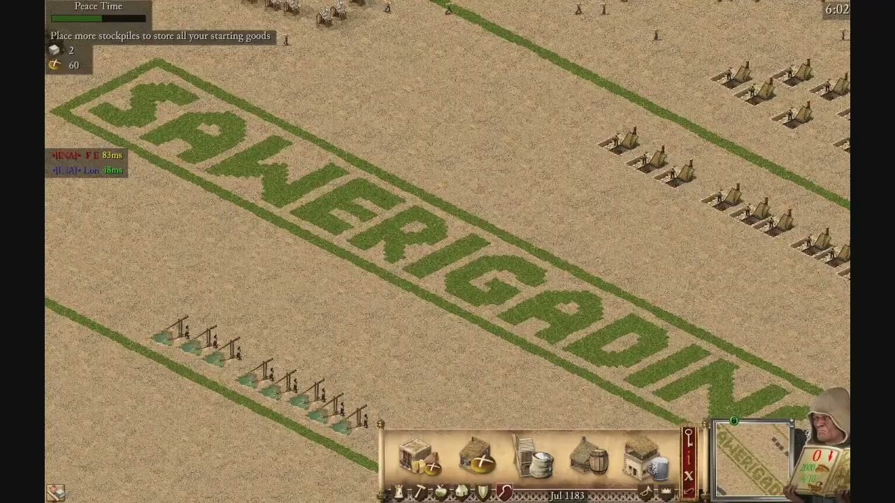 •|INA|• F E R G U S O vs •|INA|• Lord Newbie - Turnamen SAWERIGADING - Stronghold Crusader De
