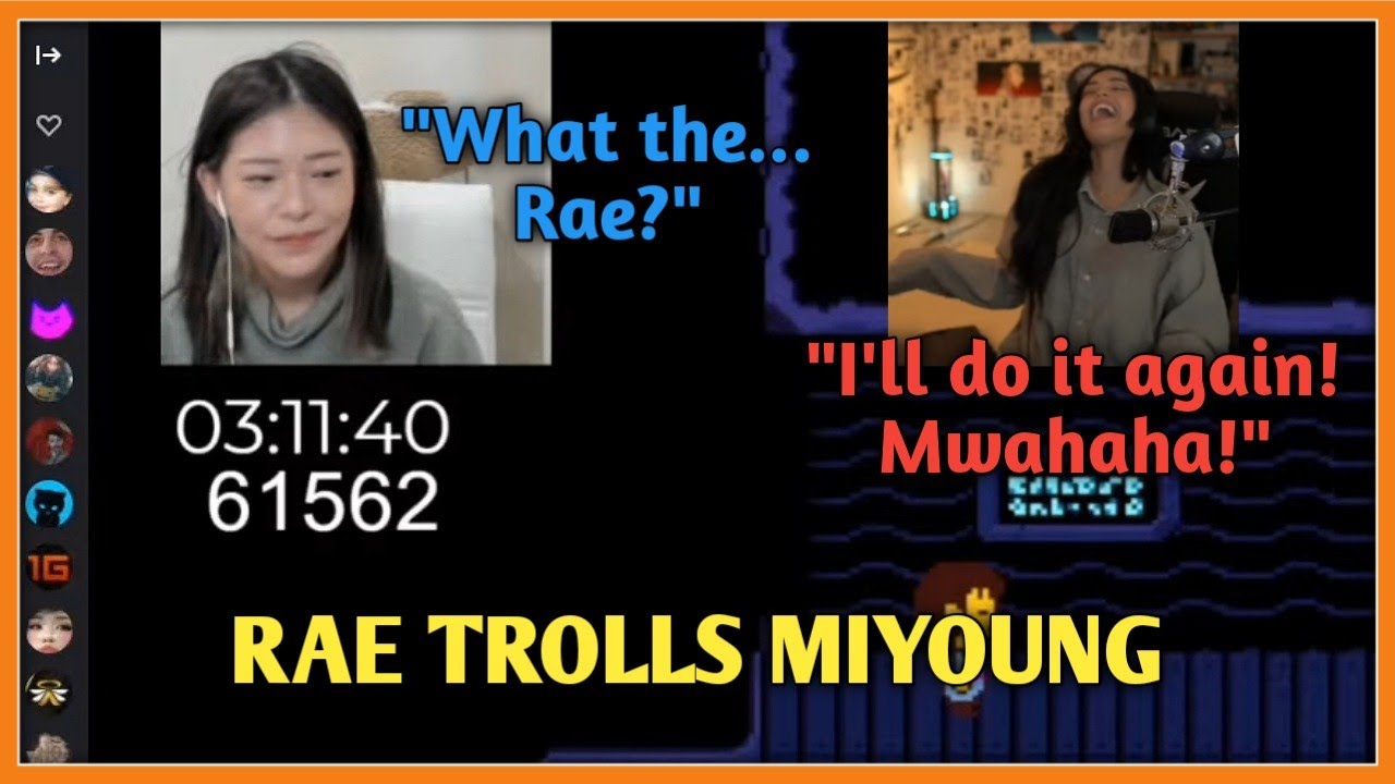 Rae Laughs Maniacally as she Trolls Miyoung After She Went to the Bathroom | Uncapped Subathon