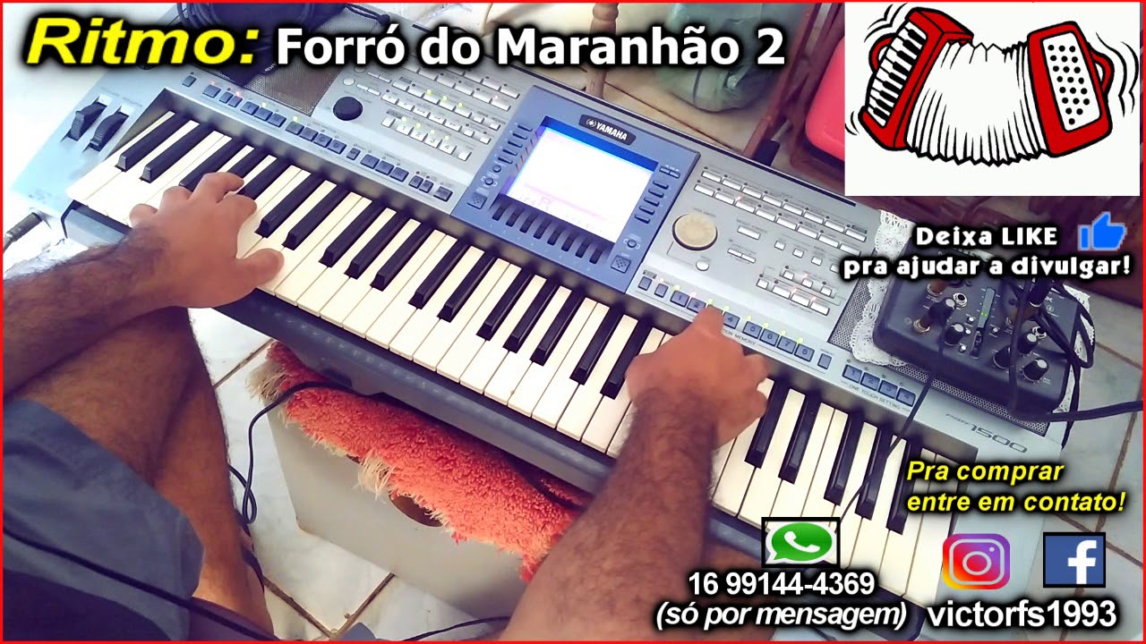 Ritmos Yamaha PSR 🎹 - Forr&oacute; do Maranh&atilde;o 2 - PSR 550 630 E433 E453 E463 S700 S670 S910 e mais