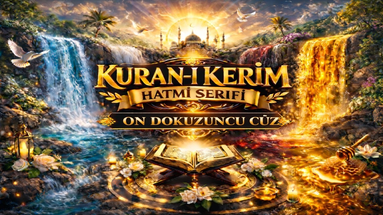 KURAN-I KERİM HATMİ ŞERİFİ-MUKABELE- ON DOKUZUNCU CÜZ #kuran #quran #quranrecitation #qurantilawat