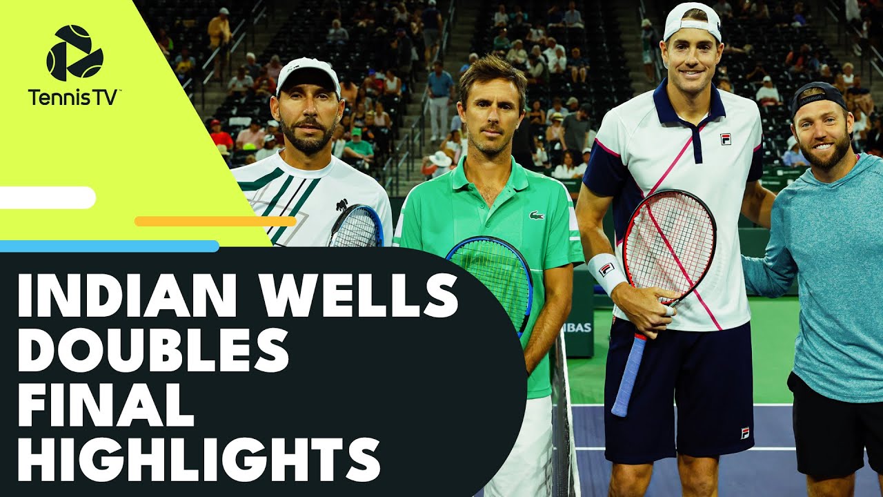 Sock & Isner vs Gonzalez & Roger-Vasselin for the Title | Indian Wells 2022 Doubles Final Highlights