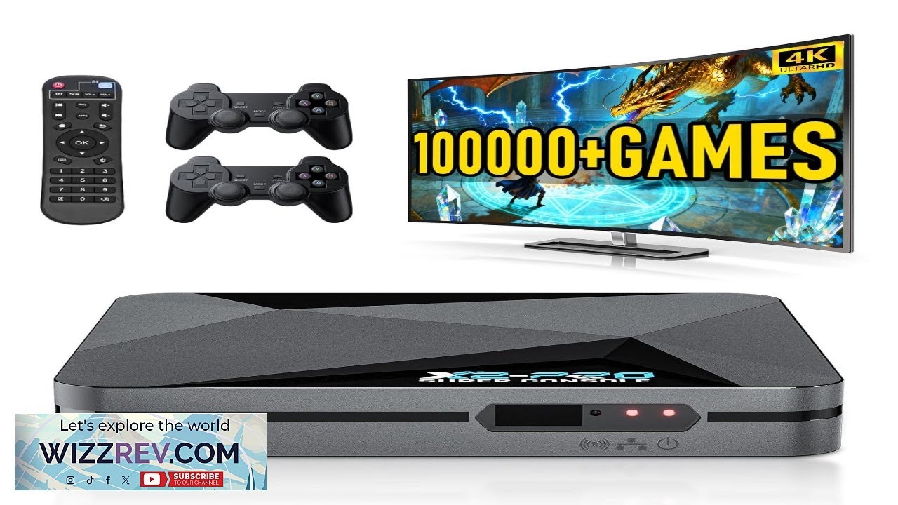 Kinhank Super Console X2 Pro с более чем 100 000 играми, ретро-игровая консоль.