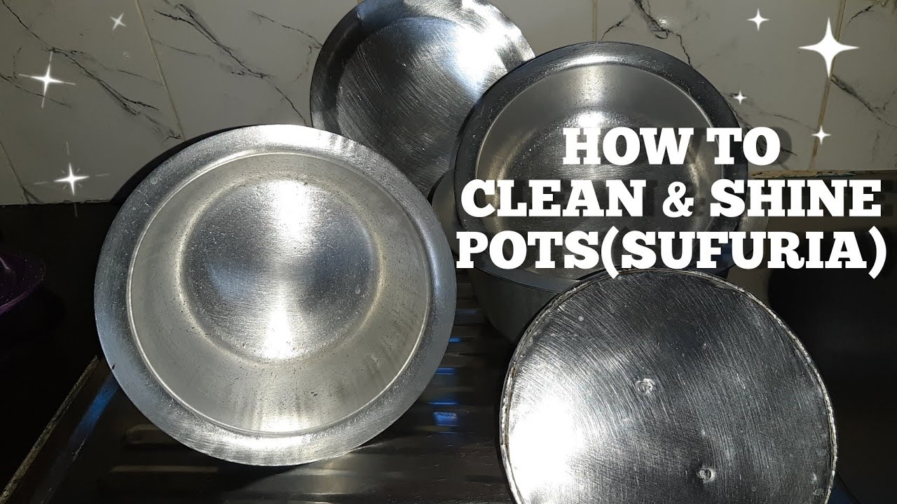 HOW TO CLEAN COOKING POTS/SUFURIA FAST AND EASY/STAINLESS STEEL POTS
