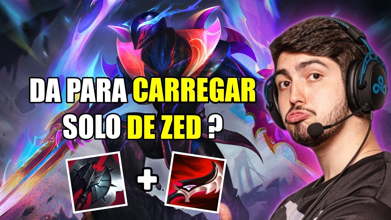 JUKES DE ZED CARREGANDO ? - VODs LEAGUE OF LEGENDS