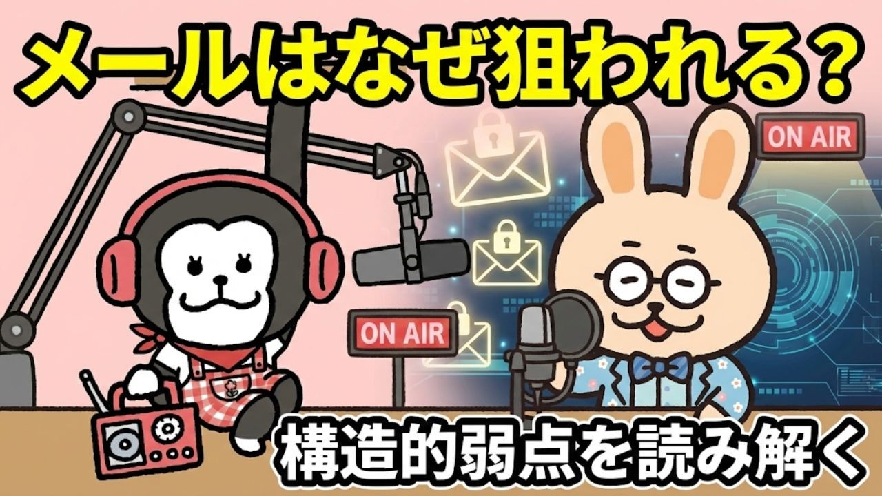 【支援士×支援士】#44 メールが狙われ続けるのはなぜ？構造的弱点を読み解く