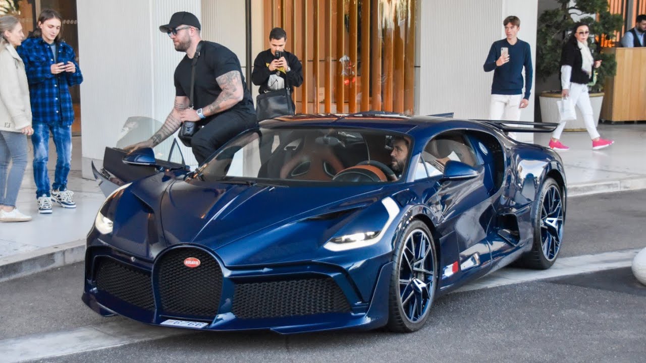 GMK + Multi Billionaire Arriving Casino with Bugatti DIVO cause madness in Monaco - Carspotting 2024
