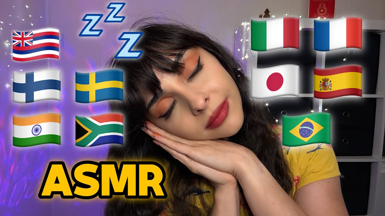 ASMR Шепчущие слова, вызывающие сонливость. Топ-10 самых сонных языков в мире. 🌍 Учись и спи