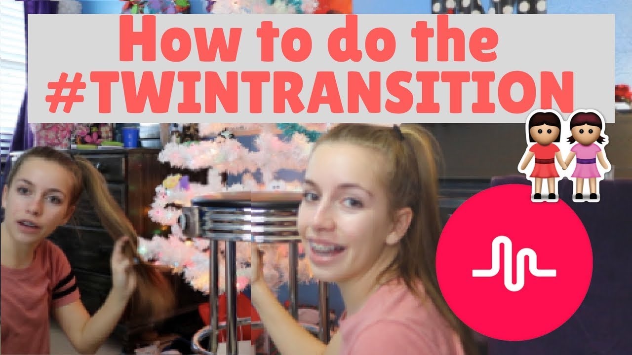 How to do the #twintransition on Musical.ly!