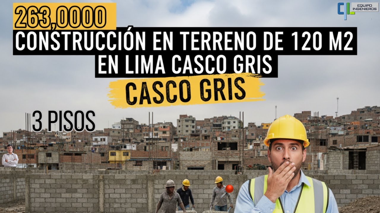 ¿Cuánto dinero necesitas para construir tu casa en Lima? (Ejemplo real 120 m²)
