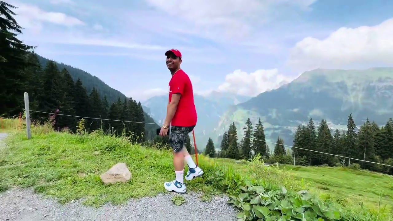 Heaven on Earth: Stunning Swiss Mountain Views with Grazing Cows 🇨🇭