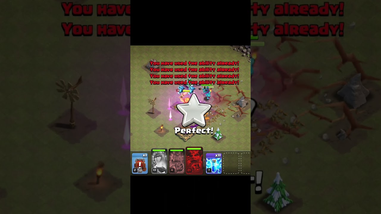INSANE Infinite XP Glitch in Clash of Clans! (Goblin Map Trick) #clashheroes #clashhacks #clashon