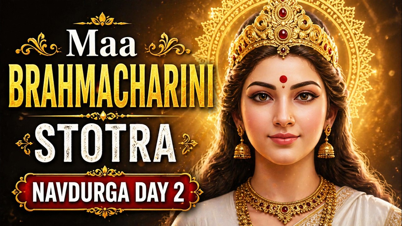 Maa Brahmacharini Stotra | Navdurga Day 2 | #Navratri2025 #Brahmacharini #DurgaStotra