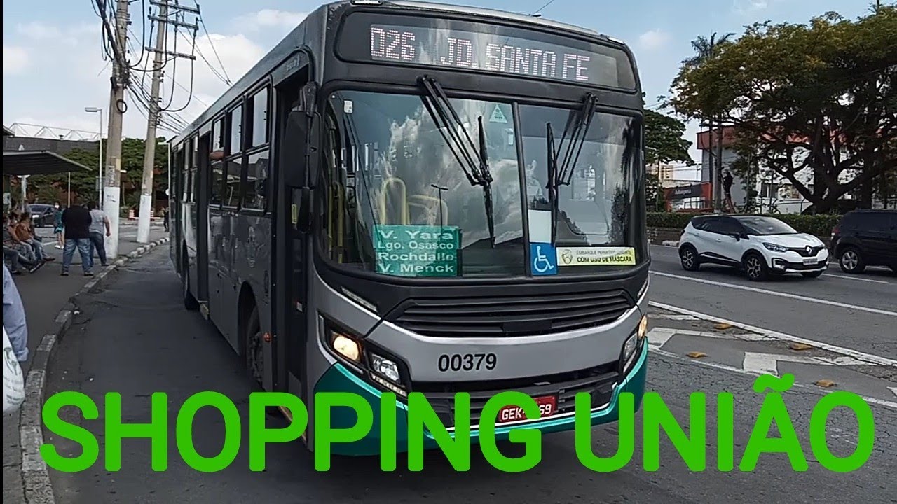 SHOPPING UNIÃO (OSASCO SP) MOVIMENTAÇÃO DE ÔNIBUS