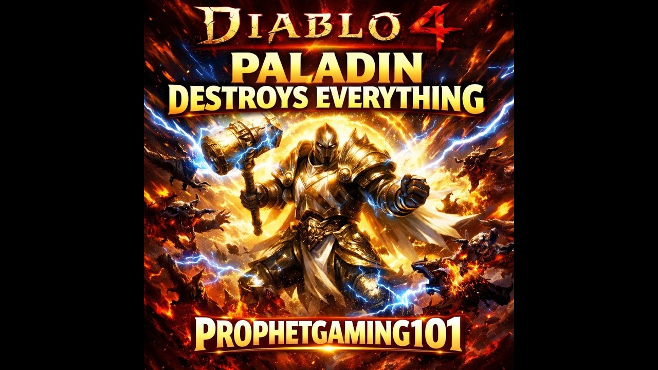 Diablo 4 Season 11 - Prophet Is Live!!! - Judgment Paladin  Destroy's Everything!