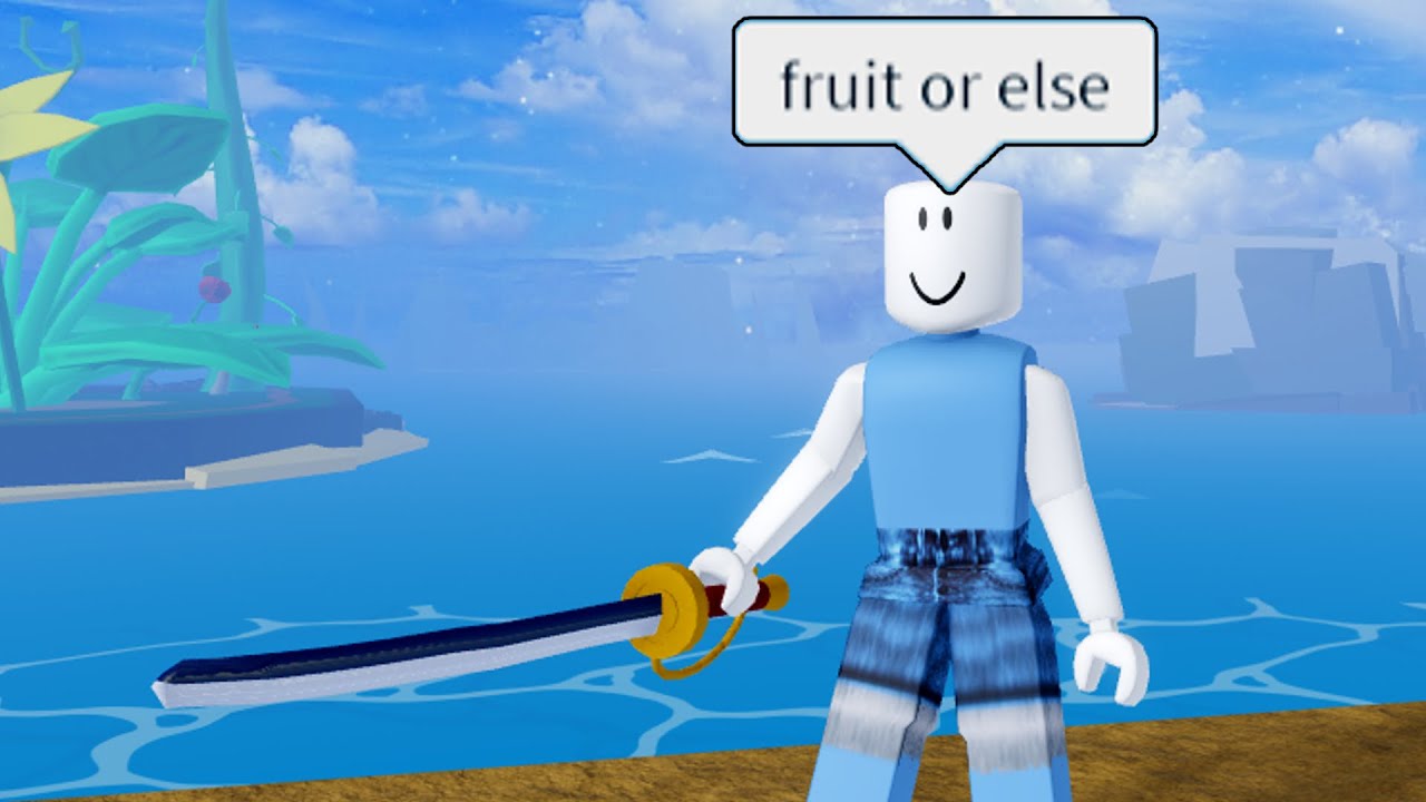 Я встретил Карен, которая требовала бесплатных фруктов.. (Фрукты Блокса)