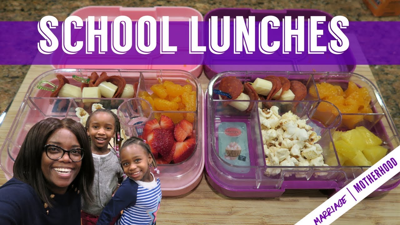 Kids pack their own SCHOOL LUNCHES // Bento school lunch ideas