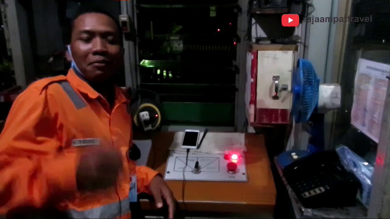 Cara Menutup Palang Semi Otomatis di JPL 274 By Pass. Klaten.