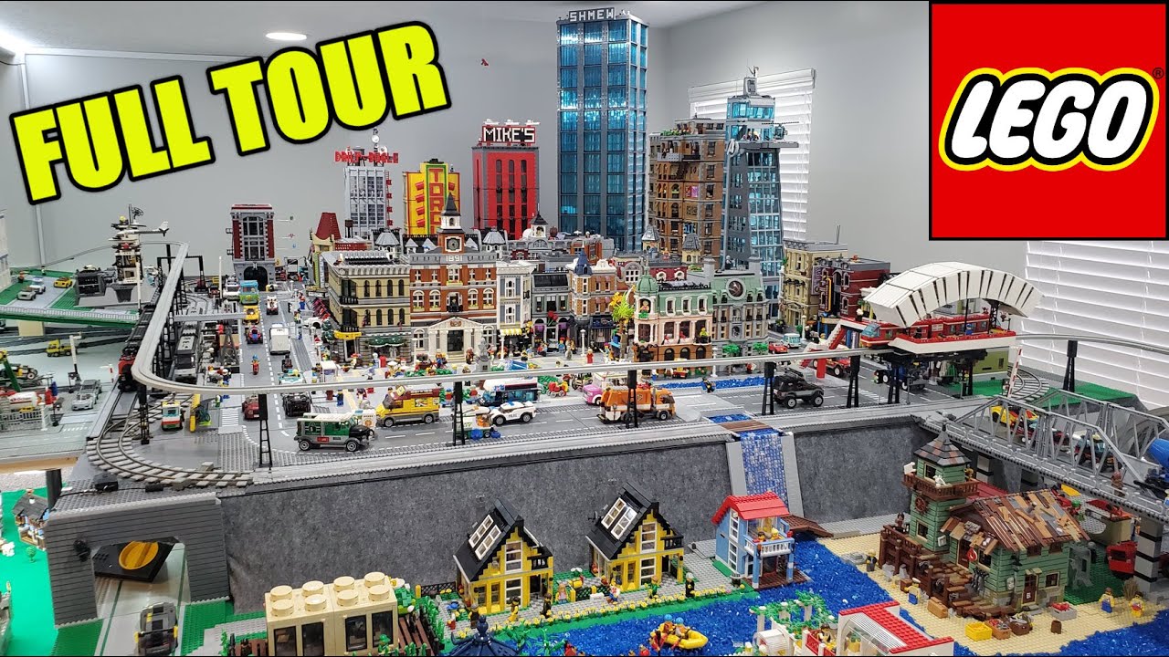 COMPLETE OVERVIEW | LEGO City Fills Entire Basement