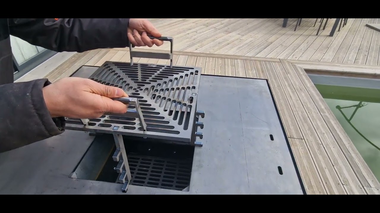 brasero CORTEN fabrication et descriptif                             MDCREATION & MBMETALOUVRAGE