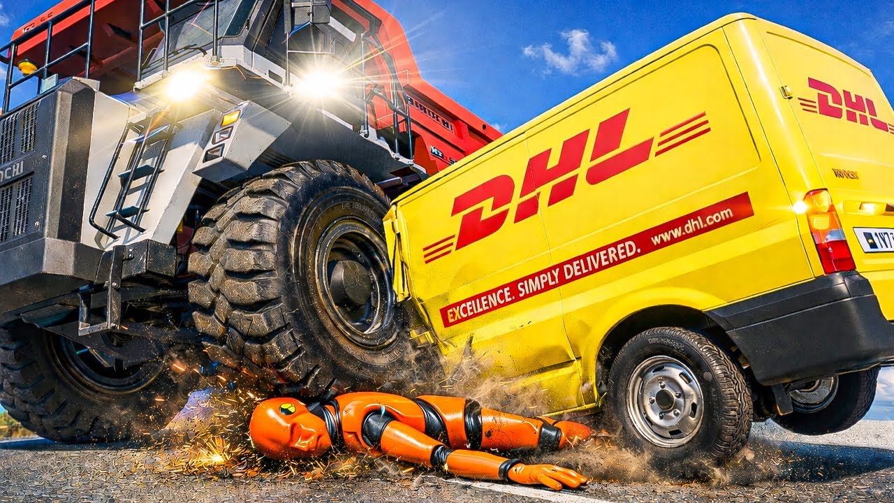 Heavy Truck and Car Crashes #01 BeamNG.Drive