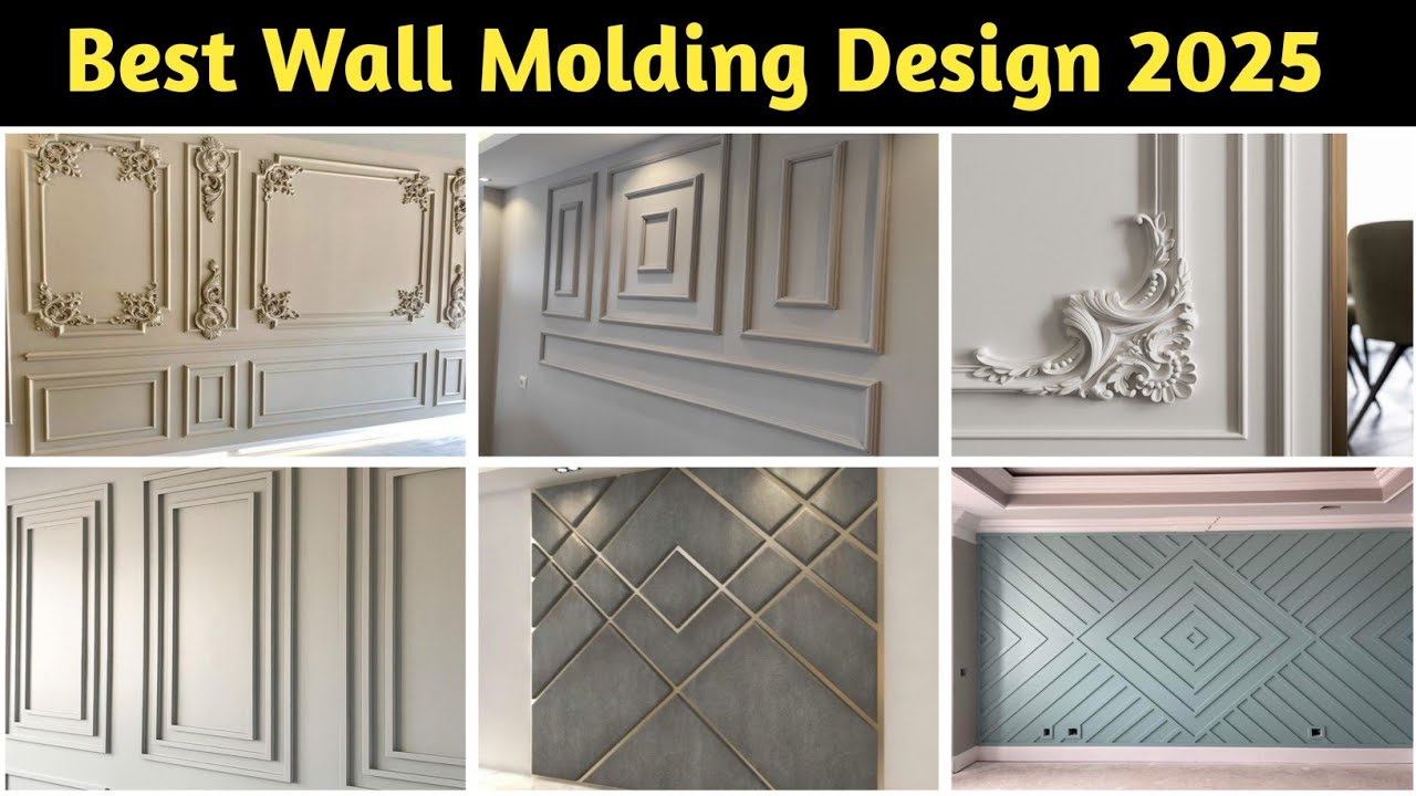Latest Wall Molding Design 2025 || Wall Decoration Ideas || Moulding Design || Wall Molding Design