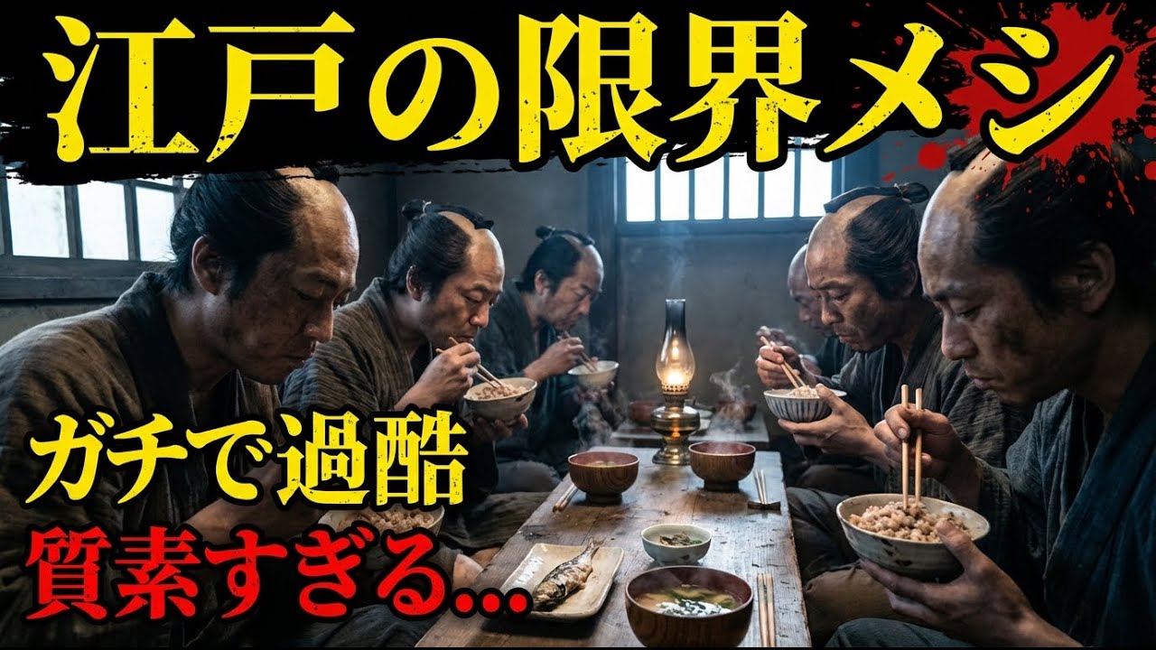 【AI実写化】想像を絶する過酷さ。冷蔵庫もガスもない江戸で庶民はどう生き延びた？衝撃の「限界食事」