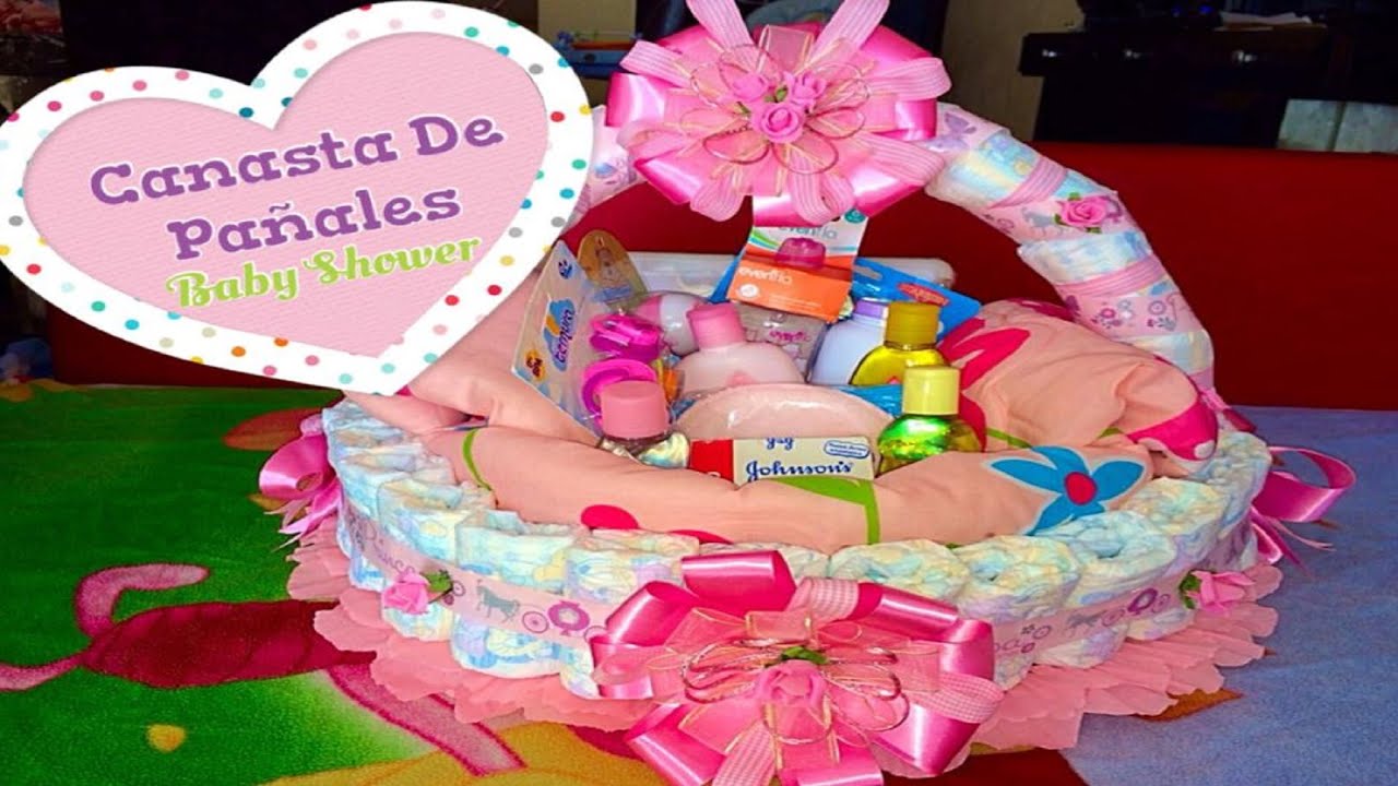 Canasta De Pañales Para Baby Shower