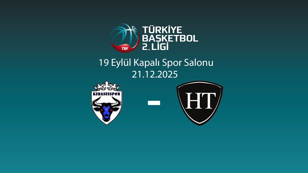 Kerasusspor – Watergarden HT Türkiye Basketbol 2. Ligi 10. Hafta