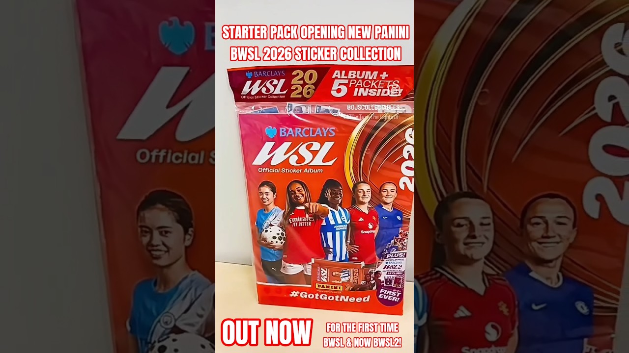 Распаковка стартового набора | Новая коллекция наклеек Panini BWSL 2026 (BWSL и теперь BWSL2!) #b...