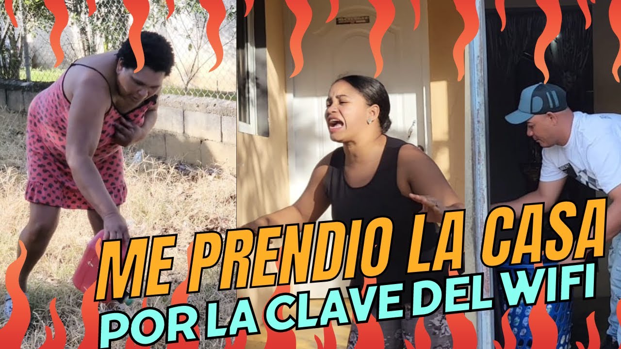 LE PRENDIÓ FUEGO A LA CASA POR QUE NO LE DIERON LA CLAVE DEL WIFI.