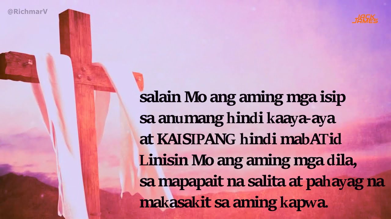 PRAYER FOR MEETING | Tagalog | by Jackjames.