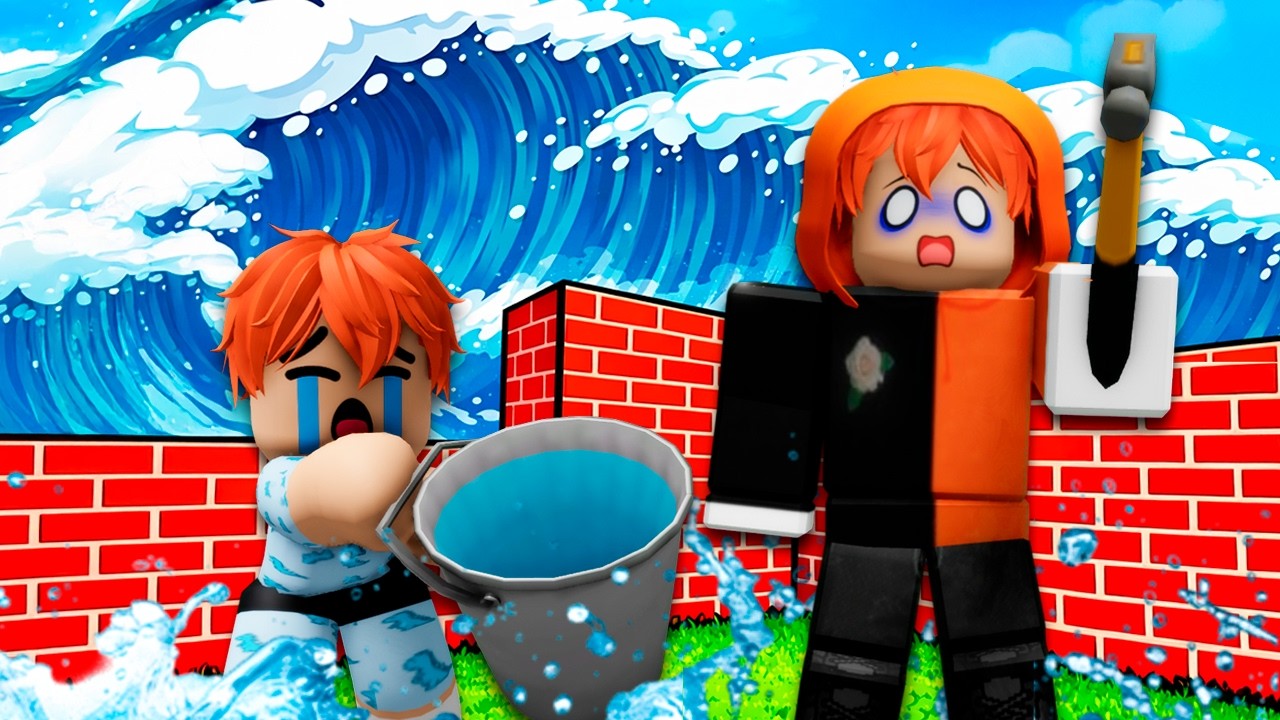 CONSTUI una CASA PARA PROTEGER a MI HIJO PANECITO del TSUNAMI