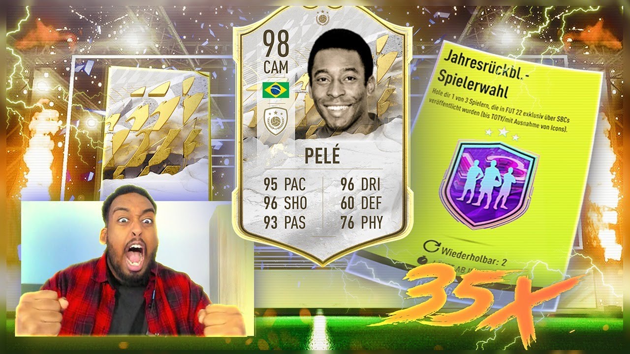 FIFA 22: ICH HABE PELÉ PRIME GEZOGEN😱🔥& 35x JAHRESRÜCKBLICK PLAYER PICK EXPERIMENT😍
