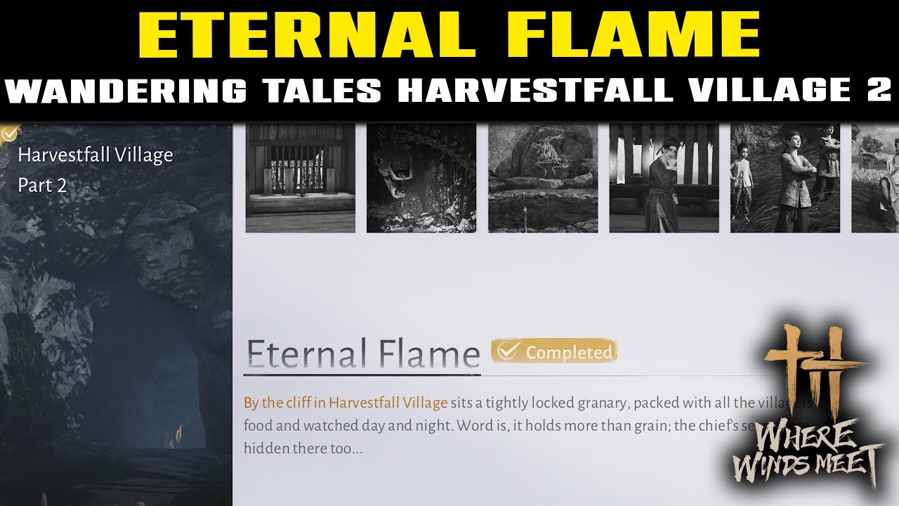 Wandering Tales HARVESTFALL VILLAGE Часть 2: Путеводитель ETERNAL FLAME | Где встречаются ветра