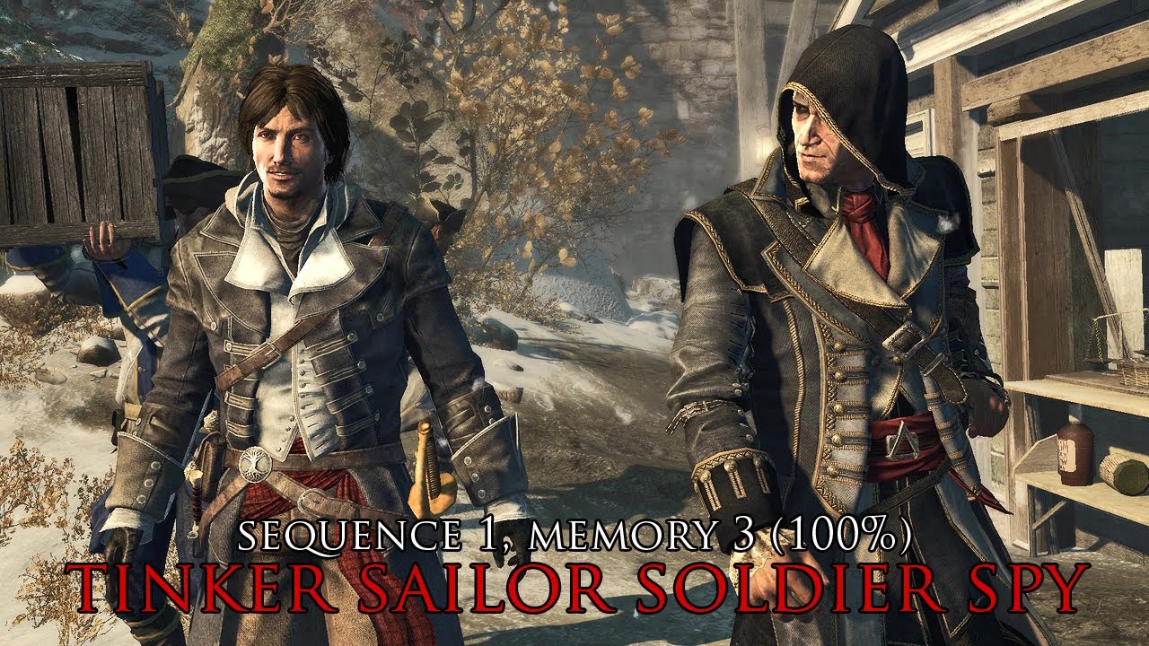 Assassin's Creed Rogue - Sequence 1, Memory 3: Tinker Sailor Soldier Spy (100%)