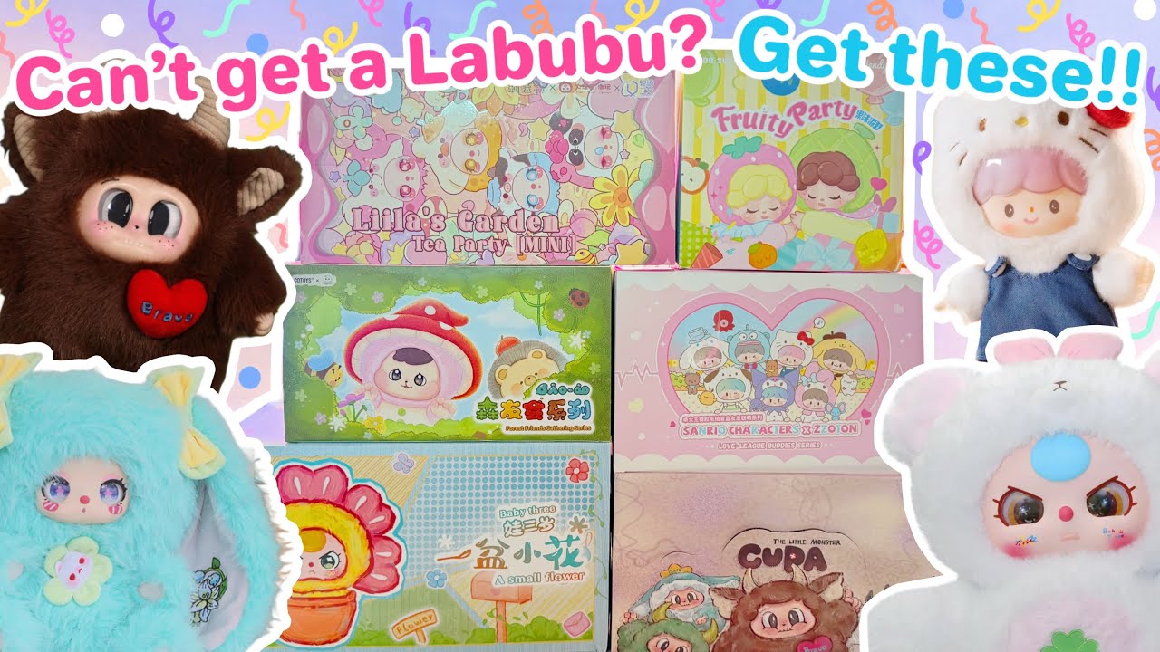 LABUBU PLUSH ALTERNATIVES!! *♡* WENDY, BABY THREE, LIILA, AND MORE!!