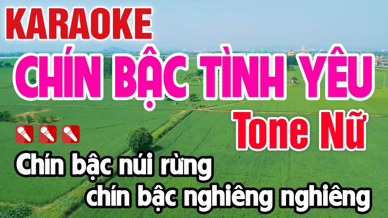Chín Bậc Tình Yêu Karaoke Tone Nữ Nhạc Sống - Nguyên Minh Media