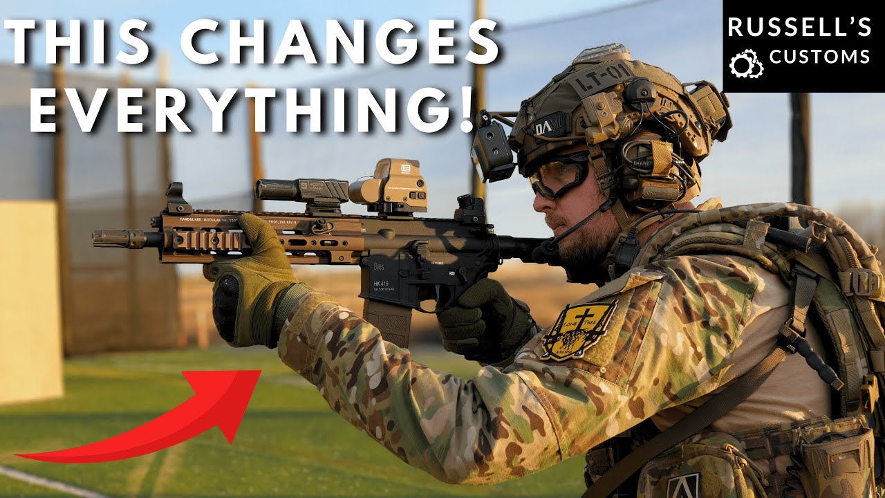 Пневматическое оружие с HPA-усилителем: готово? | Идеальная сборка AEG HK416 с бесщеточным двигат...