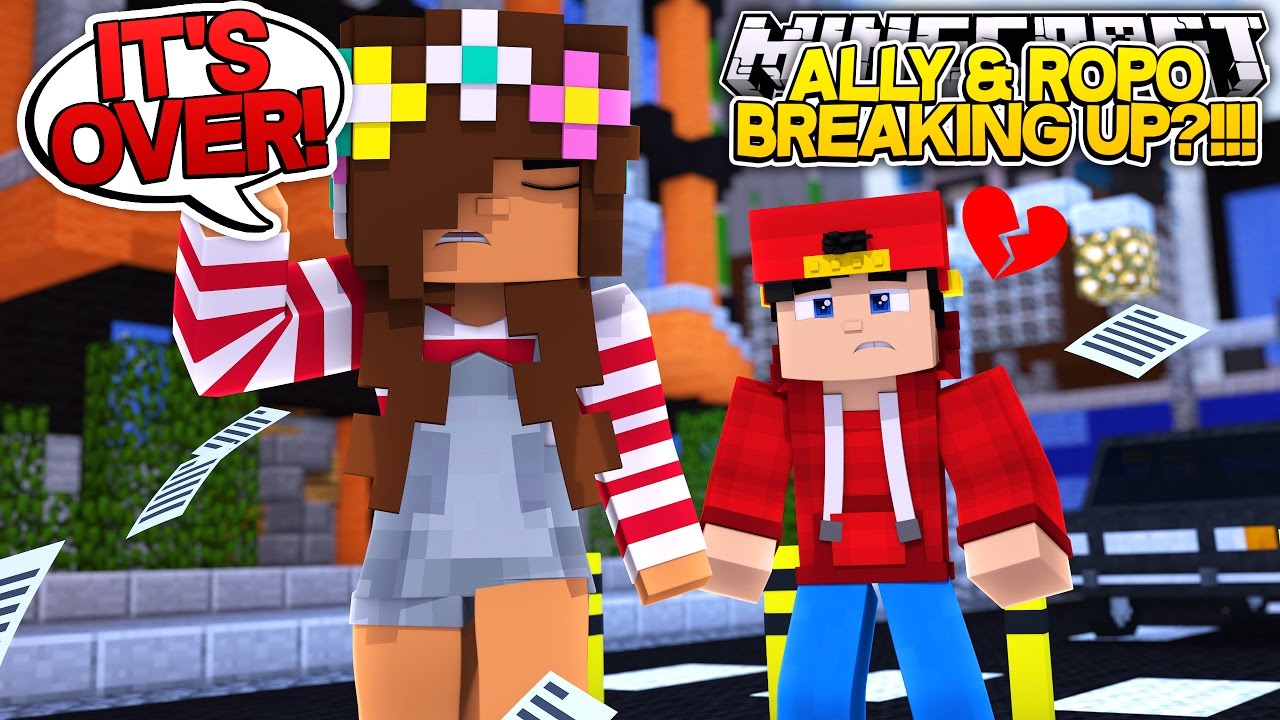 Minecraft Adventure - ROPO & LITTLE ALLY BREAK UP!!!