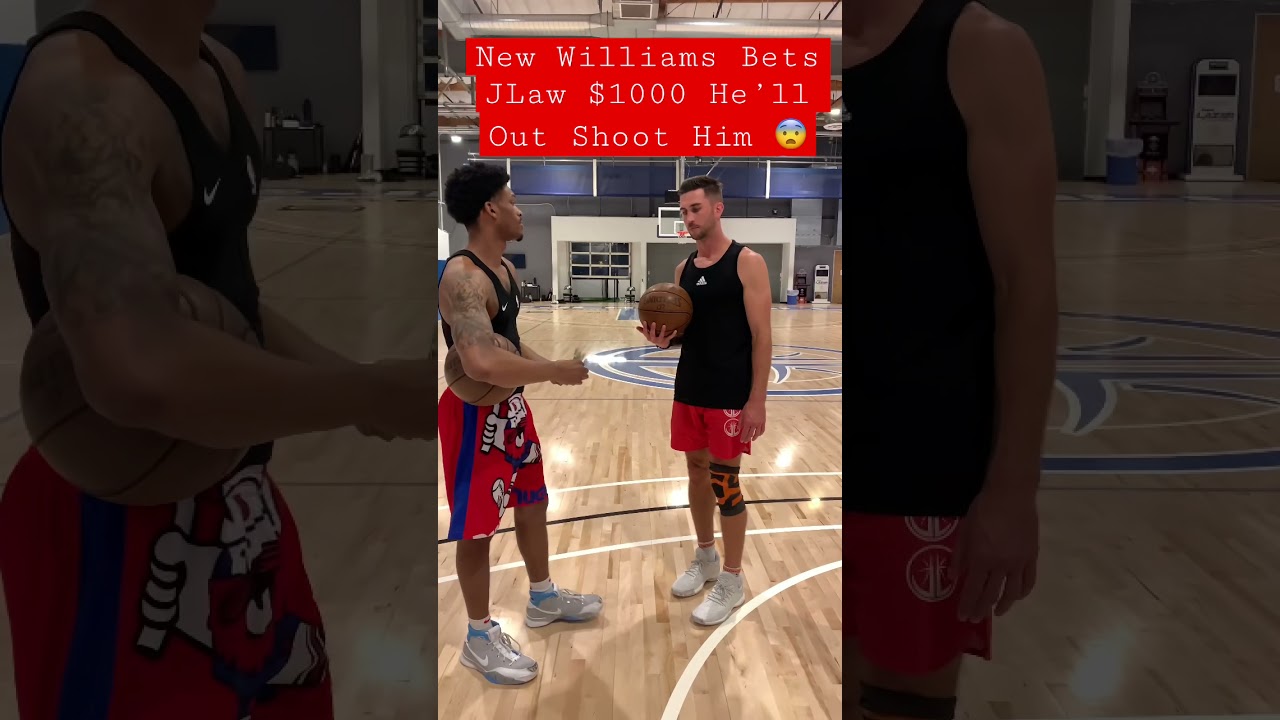 New Williams Challenges Jordan Lawley To A $1000 Basketball Shooting Challenge! 🤑