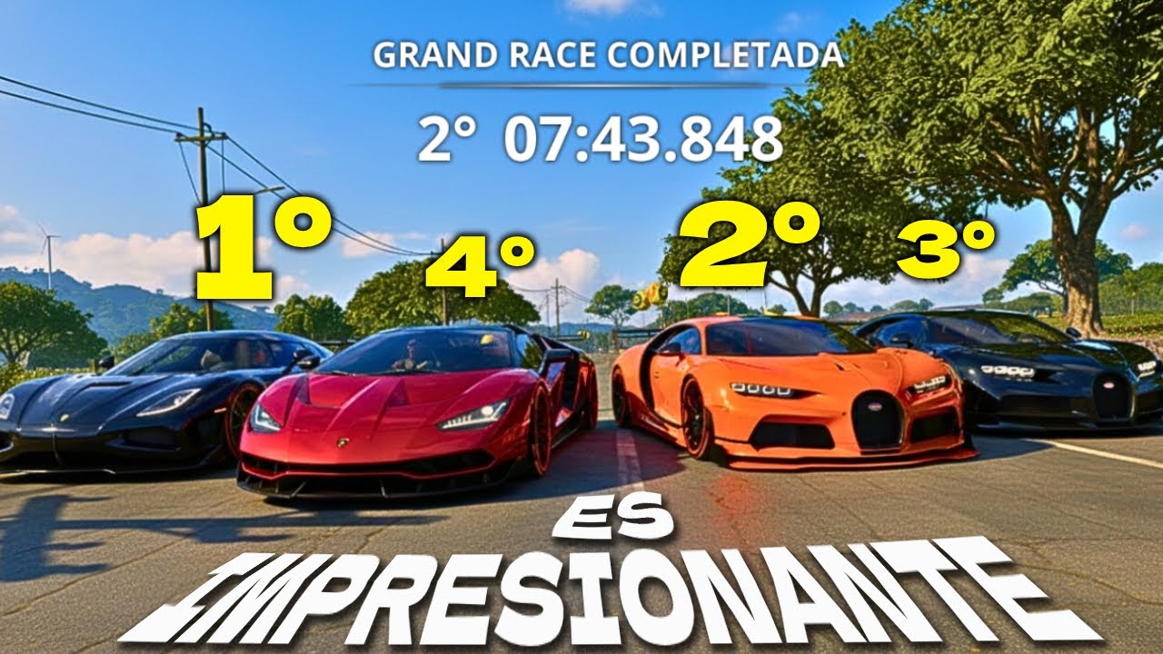 Este BUGATTI es BRUTAL en la GRAND RACE !! THE CREW MOTORFEST 