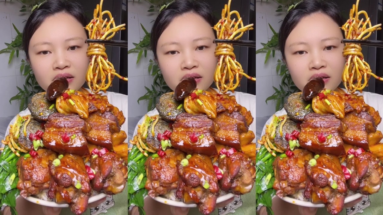 Let&rsquo;s Eat With Jin Braised Pork And Chicken Spicy Delicious Food Show